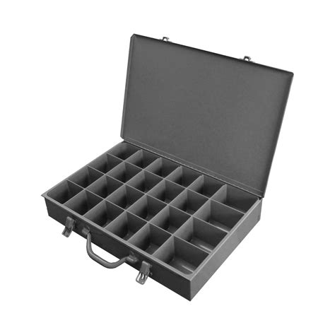 steel compartment box combo unit|compartment organizer box.